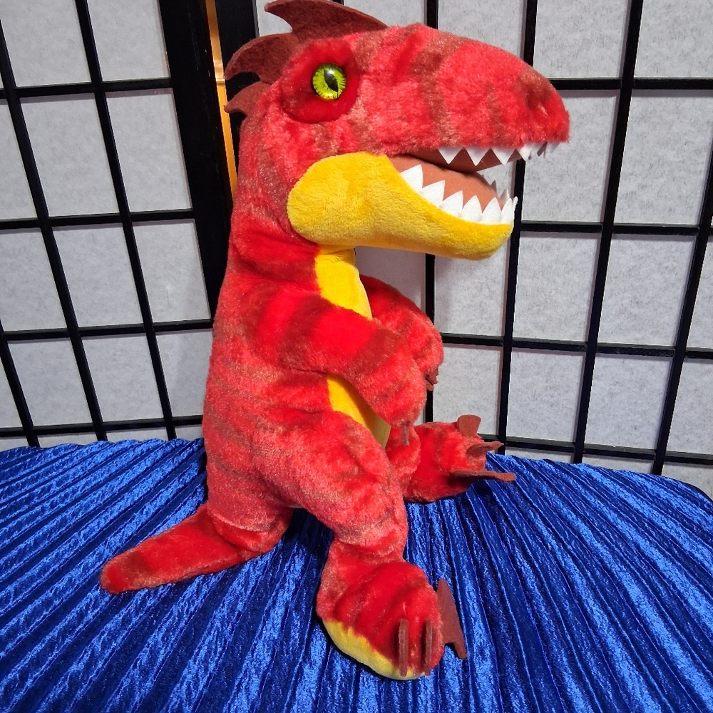 Red Raptor Stuffed Animal / Build-A-Bear - Picture 6 of 14